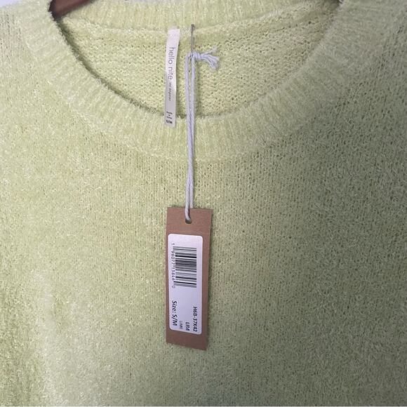 Lime Green Teddy Bear Sweater Loungewear NWT - Picture 4 of 8